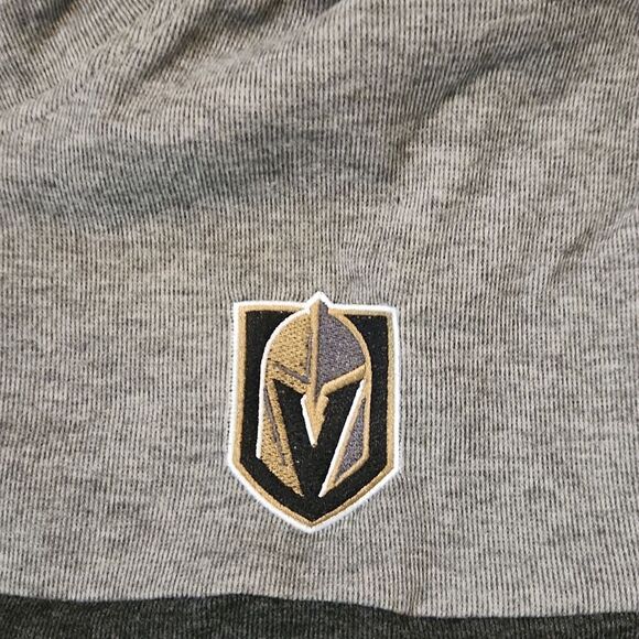 New in bag, Vegas Golden Knights 3button snap front gray men's 2XL sweatshirt - Picture 3 of 7